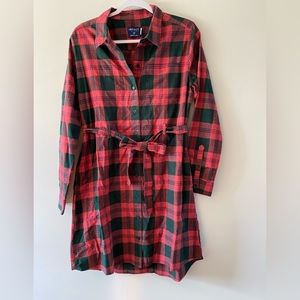 Impact Collection by United By Blue Women M
Flannel Shirt Dress Tie Waist Casual